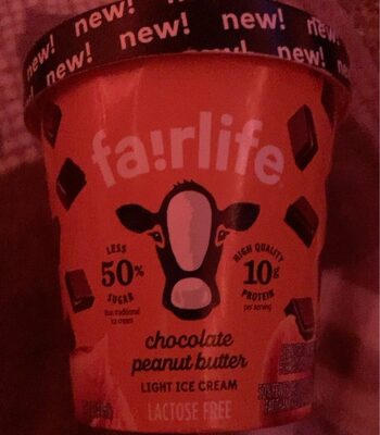 Chocolate Peanut Butter Light Ice Cream, Chocolate Peanut Butter