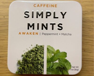 Peppermint + Matcha Mints, Peppermint + Matcha