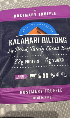 Rosemary Truffle Air Dried, Thinly Sliced Beef, Rosemary Truffle