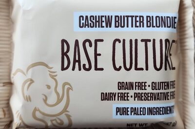 Cashew Butter Blondie, Cashew Butter