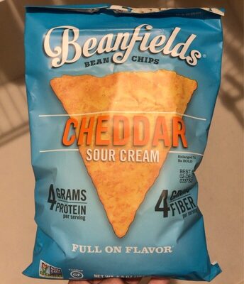 Cheddar Sour Cream Bean Chips, Cheddar Sour Cream