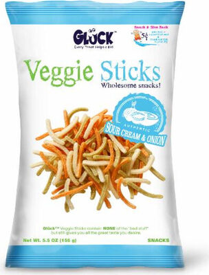 Authentic Sour Cream & Onion Veggie Sticks Snacks, Sour Cream & Onion