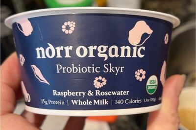 Raspberry & Rosewater Probiotic Skyr, Raspberry