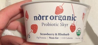 Strawberry & Rhubarb Probiotic Skyr, Strawberry