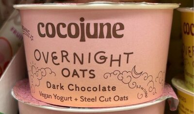 Organic Dark Chocolate Overnight Oats