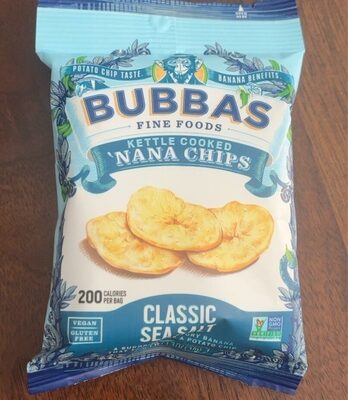 Classic Sea Salt Kettle Cooked Nana Chips, Classic Sea Salt