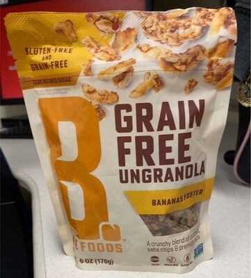 Bananas Foster Grain Free Ungranola, Bananas Foster