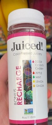 Door Country Cherry Apple Mint Lemon Ginger Bonus Recharge, Door County Cherry Apple Mint Lemon Ginger