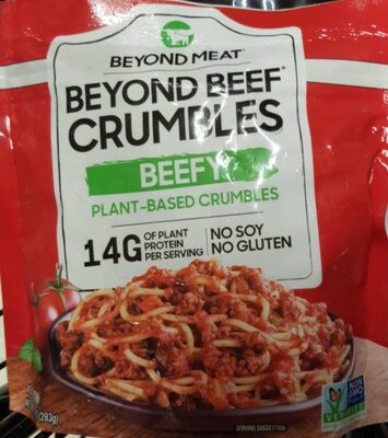 Beefy Beyond Beef Crumbles Plant-Based Crumbles, Beefy