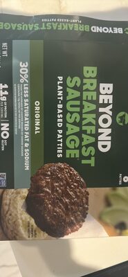 Classic Beyond Breakfast Sausage Plant-Based Patties, Classic