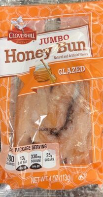 Glazed Jumbo Honey Bun, Glazed