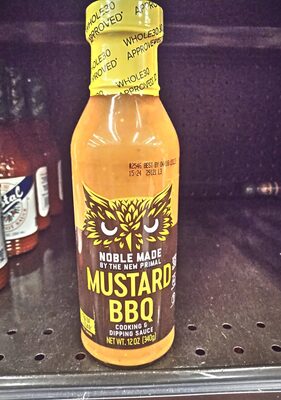 Mustard Less-Sugar BBQ Sauce, Mustard