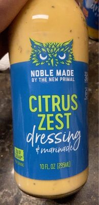 Citrus Zest Dressing & Marinade, Citrus Zest