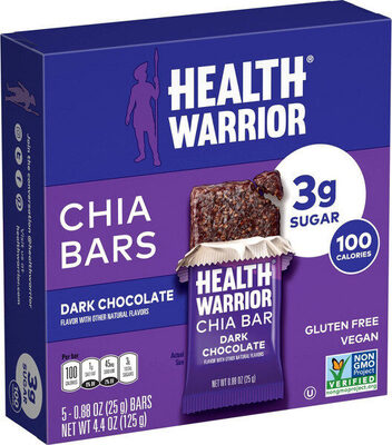 Dark Chocolate Chia Bars, Dark Chocolate
