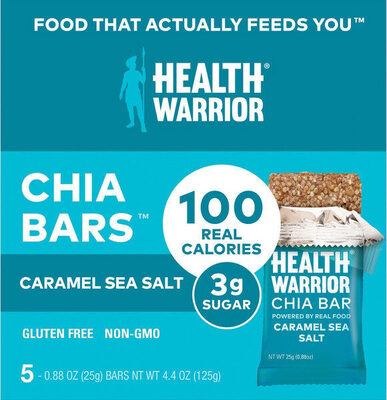 Caramel Sea Salt Chia Bars, Caramel Sea Salt