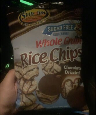 Chocolate Drizzled Whole Grain Rice Chips, Chocolate Drizzled