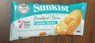 Coconut Almond Breakfast Thins, Coconut Almond