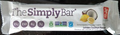 Lemon Coconut Protein Bar, Lemon Coconut