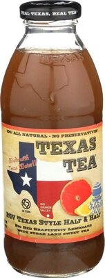 Rgv Texas Style Half & Half Rio Red Grapefruit Lemonade With Sugar Land Sweet Tea, Rgv Texas Style Half & Half