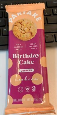 Birthday Cake Crunchy Cookies, Birthday Cake