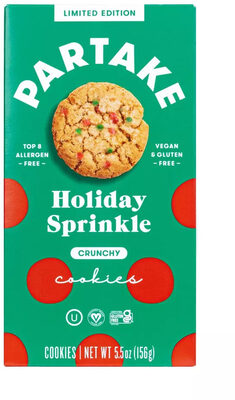 Holiday Sprinkle Crunchy Cookies, Holiday Sprinkle Crunchy