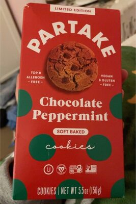 Chocolate Peppermint Soft Cookies, Chocolate Peppermint
