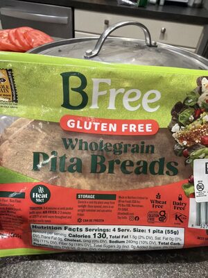 Wholegrain Pita Breads, Wholegrain Pita