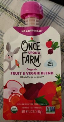 Oh Mymega Veggie! Cold-Pressed Organic Fruit & Veggie Blend, Ohmymega Veggie!