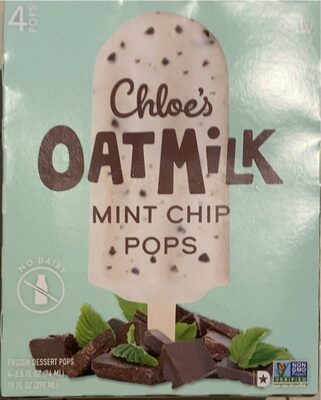Mint Chip Oatmilk Frozen Dessert Pops, Mint Chip