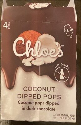 Coconut Pops Dipped In Dark Chocolate, Coconut