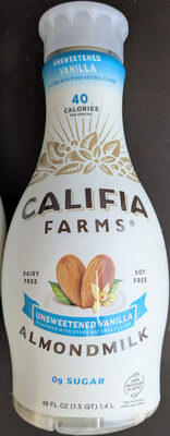 Unsweetened Vanilla Almondmilk, Unsweetened Vanilla