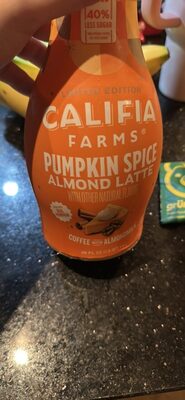Pumpkin Spice Latte Coffee With Almondmilk, Pumpkin Spice Latte