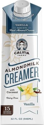 French Vanilla Flavored Almondmilk Creamer, French Vanilla