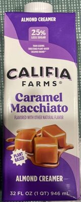 Caramel Macchiato Flavor Almondmilk Creamer, Caramel Macchiato