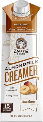 Hazelnut Flavored Almondmilk Creamer, Hazelnut