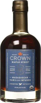Madagascar Vanilla Infused Maple Syrup, Madagascar Vanilla Infused