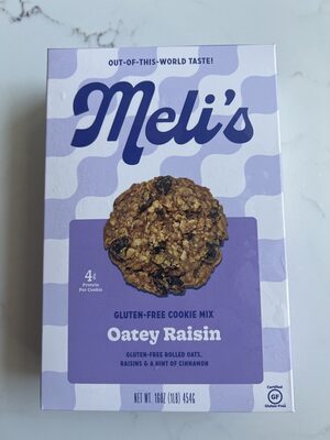 Oatey Raisin Gluten-Free Cookie Mix, Oatey Raisin