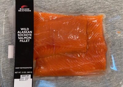 Wild Alaskan Sockeye Salmon Fillet