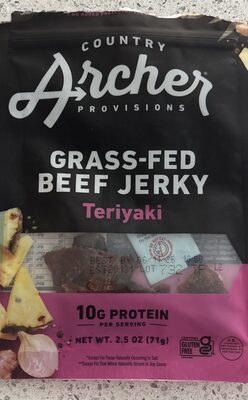 Grass-Fed Teriyaki Beef Jerky , Beef