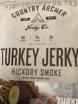 Hickory Smoke 100% Natural Turkey Jerky, Hickory Smoke