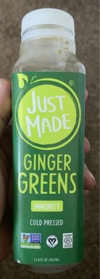 Ginger Greens Immunity Booster 100% Juice, Ginger Greens