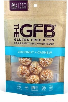 Coconut + Cashew Gluten Free Bites, Coconut + Cashew