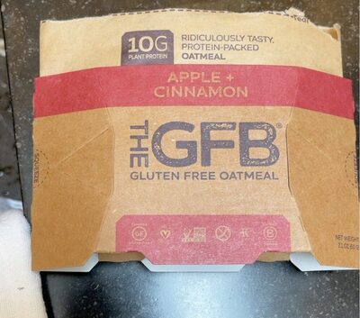 Apple + Cinnamon Gluten Free Oatmeal, Apple + Cinnamon