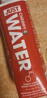 Cherry Organic Infused Spring Water, Cherry