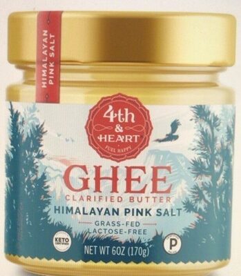 Himalayan Pink Salt Ghee Clarified Butter, Himalayan Pink Salt