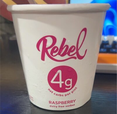 Raspberry Dairy Free Sorbet, Raspberry