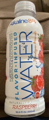 Raspberry Flavored Purified Water, Raspberry