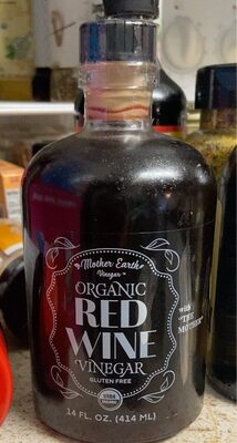 Red Wine Organic Gluten Free Vinegar, Red Wine