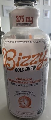 Breakfast Blend Organic Cold Brew 100% Arabica Coffee, Breakfast Blend