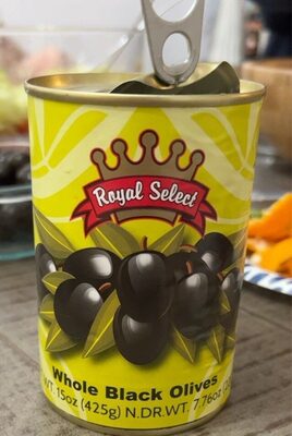 Black Whole Olives, Black